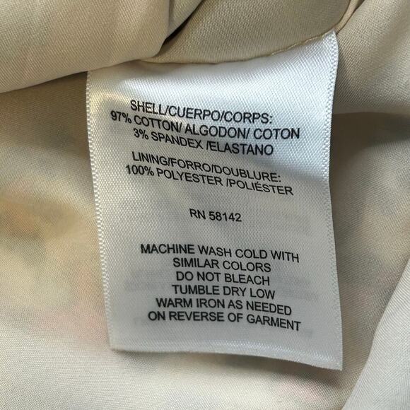 Maggy London NWT floral sleeveless sheath v-neck midi dress size 10 - Picture 9 of 10